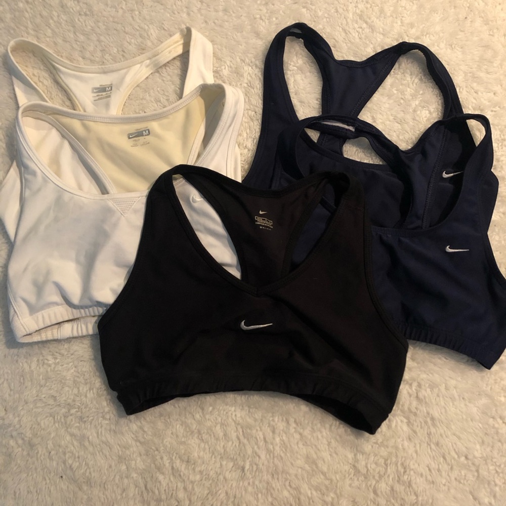 Set of 5 Nike Sports Bras